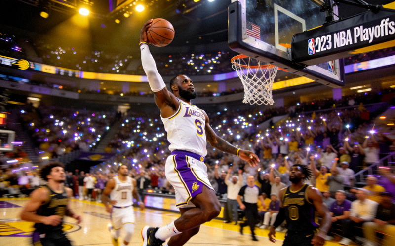 NBA季后赛詹姆斯关键三分绝杀瞬间